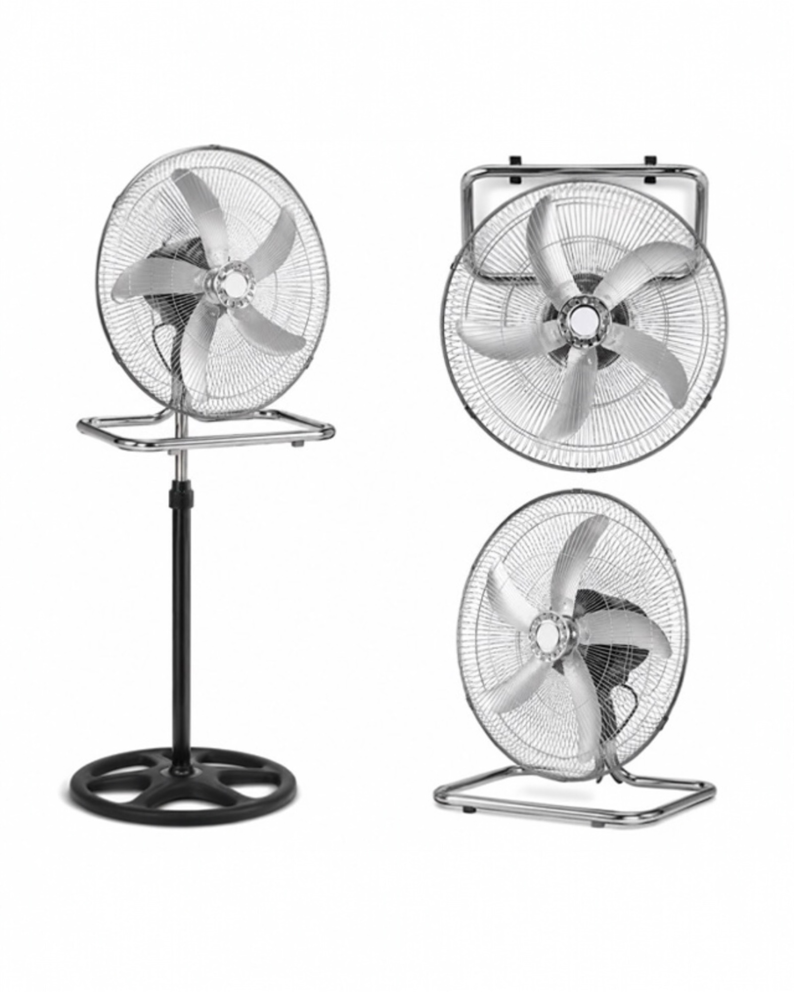 Ventilatore a Piantana 3 in 1 Pale 40 cm 3 Velocità - Mondello Store