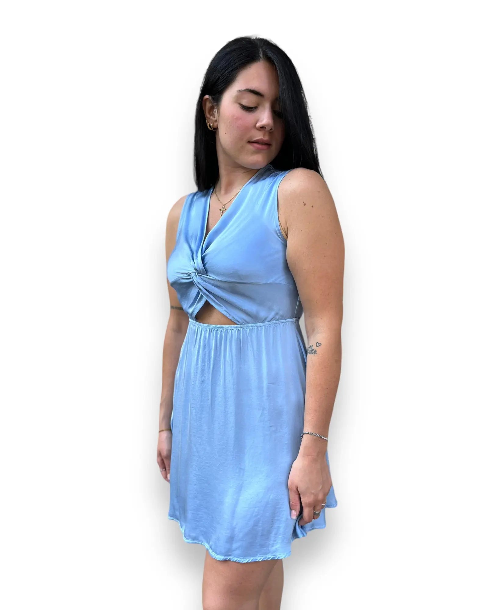 Abito Vicolo corto azzurro Vicolo