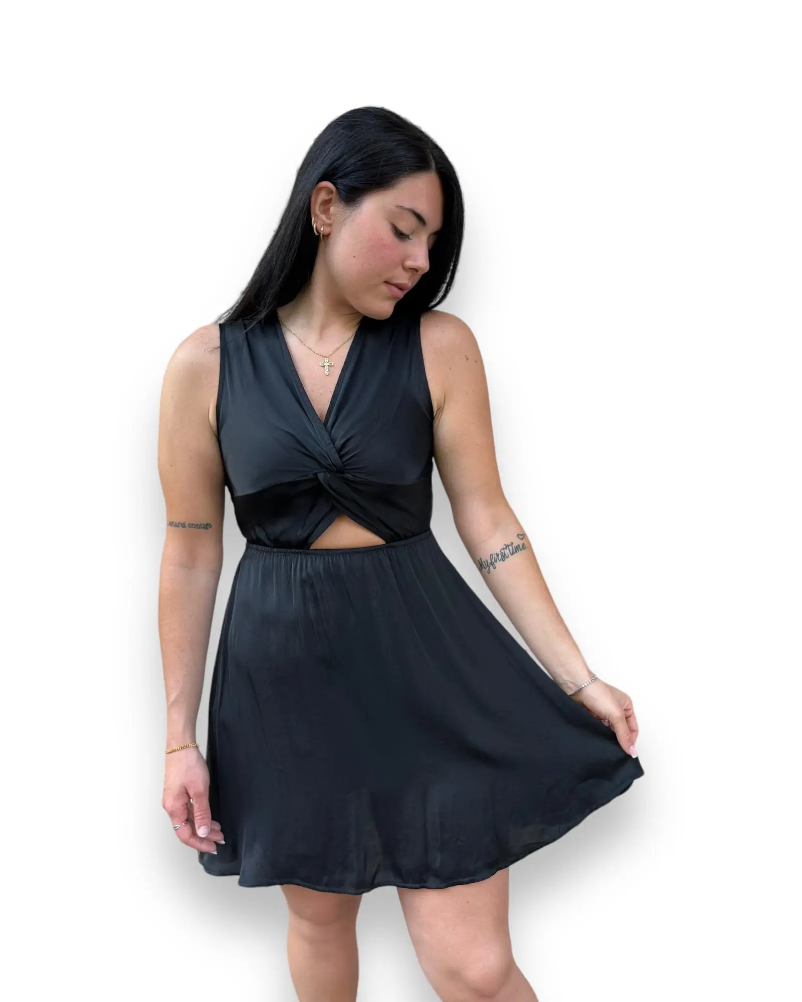 Abito Vicolo corto nero Vicolo