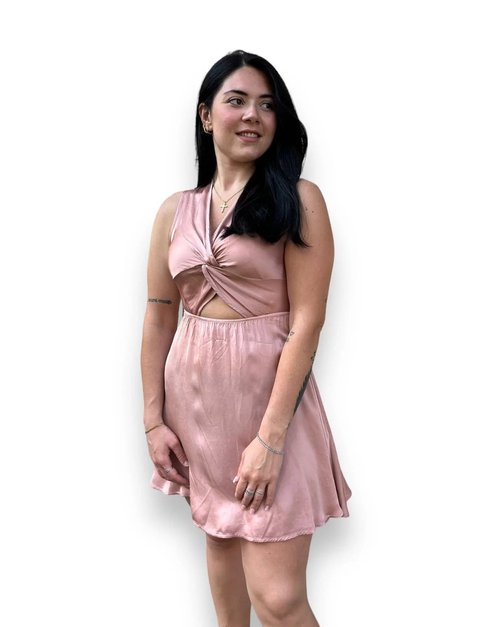 Abito Vicolo corto rosa Vicolo