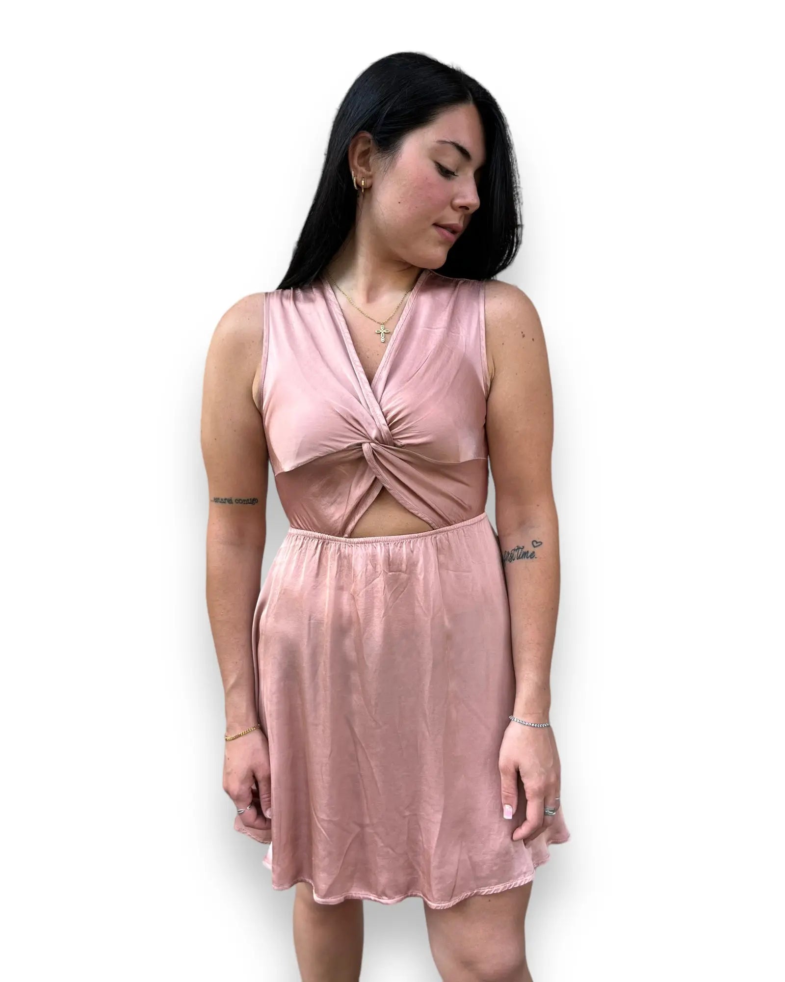 Abito Vicolo corto rosa Vicolo