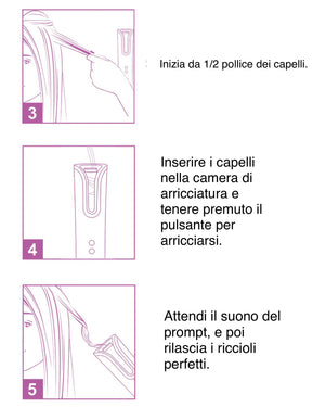 Arricciacapelli automatico rotante professionale - Iside Store