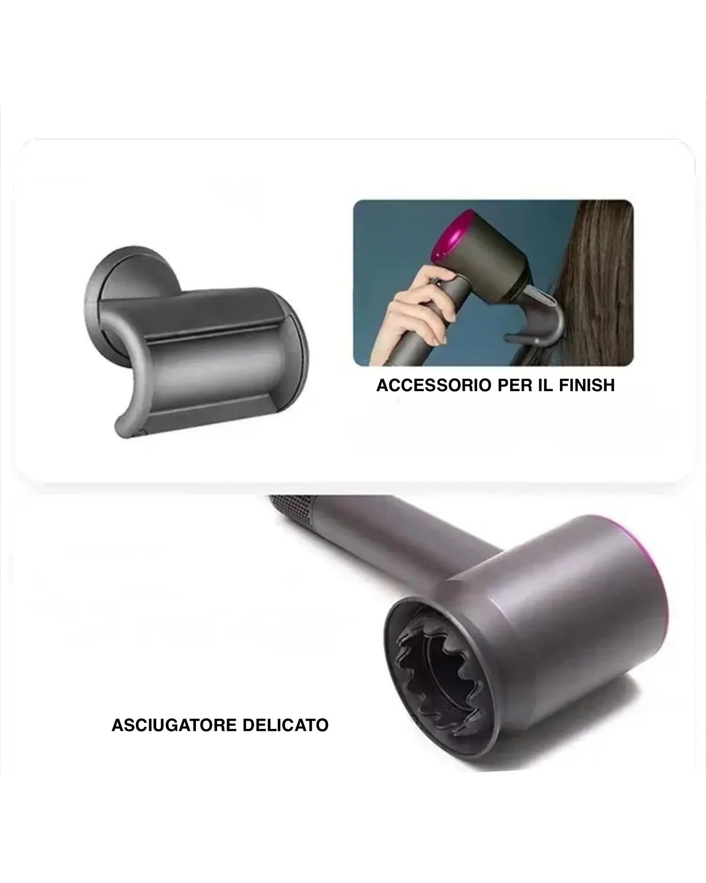 Asciugacapelli Supersonic 5 in 1 Super hair dryer