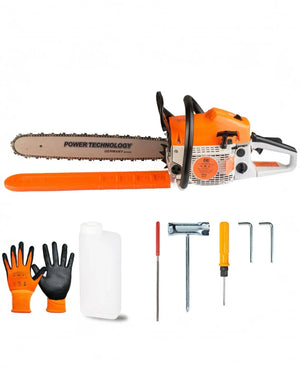 Coppia Motosega a scoppio 25cc lama 25cm per potatura + Motosega 52cc lama 50 cm Mondello Store