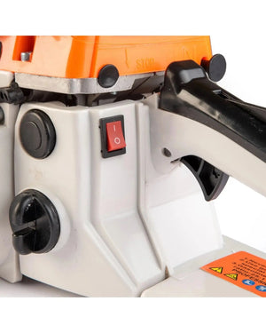 Coppia Motosega a scoppio 25cc lama 25cm per potatura + Motosega 52cc lama 50 cm Mondello Store