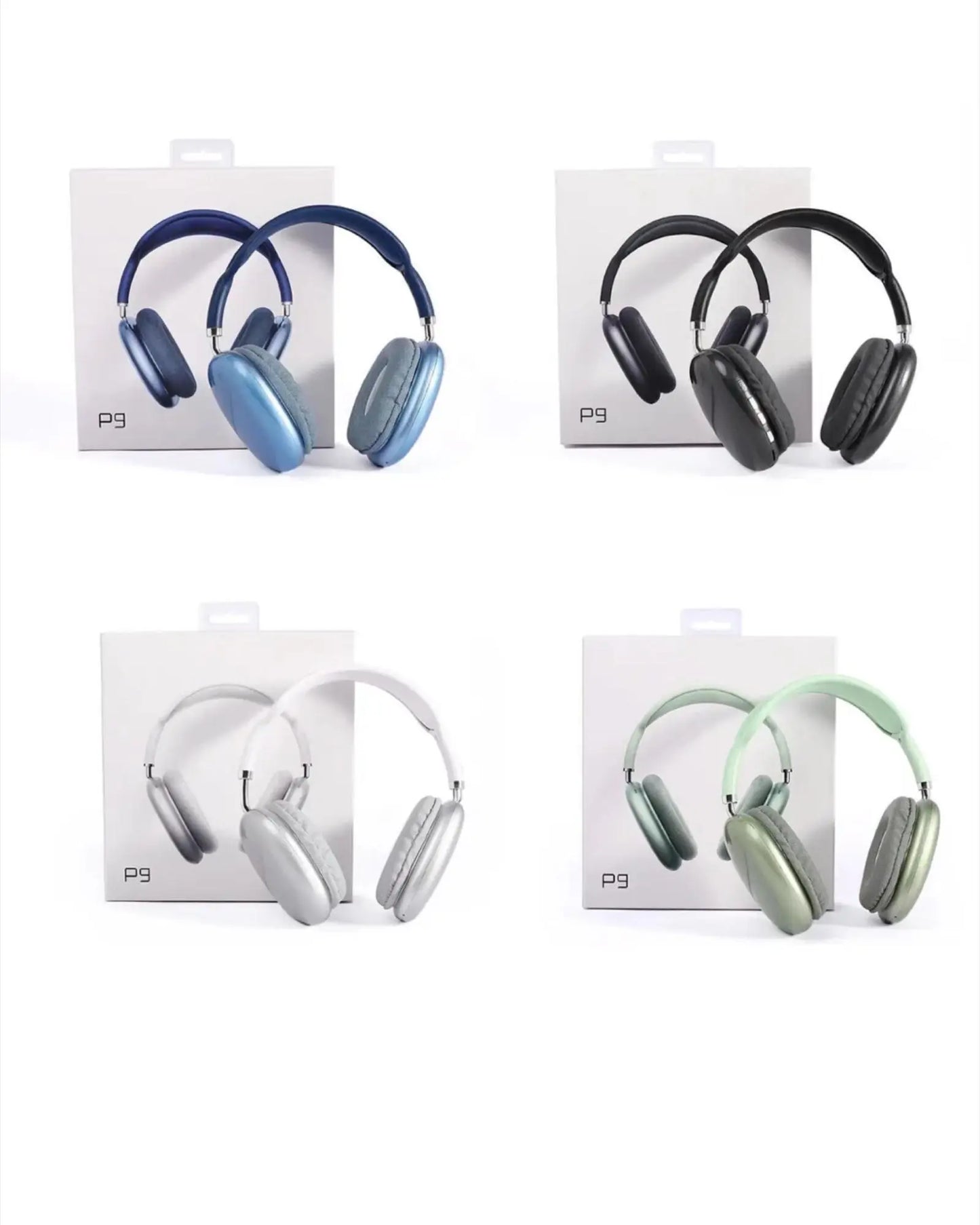 Cuffie Bluetooth P9 Wireless Ricaricabili Microfono Senza Fili Pc Smartphone Mondello Store