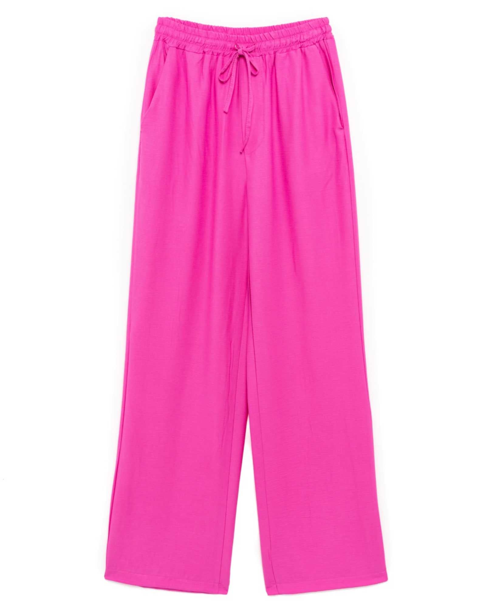 Pantalone largo Lumina fucsia Lumina