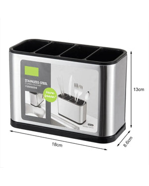 Scolaposate e portaposate in acciaio inossidabile Stainless steel Cultlery bucket