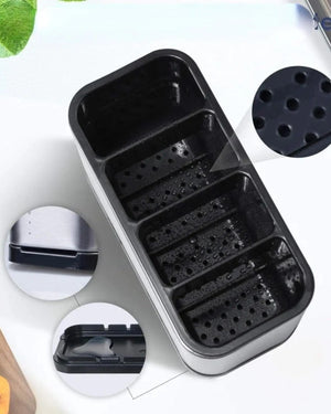 Scolaposate e portaposate in acciaio inossidabile Stainless steel Cultlery bucket