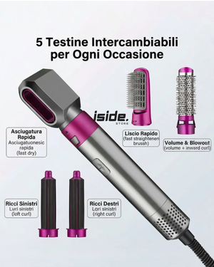 Spazzola asciugacapelli 5 in 1 professionale Mondello Store