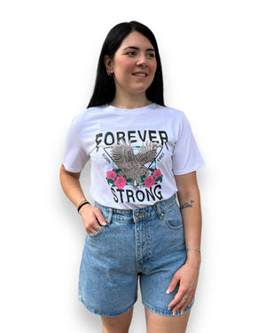 T-shirt stampa forever strong Mondello Store