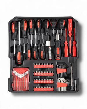 Trolley valigia utensili attrezzi da lavoro cromo vanadio 849 pezzi cricchetto Iside Store