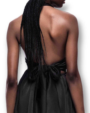 Abito fiocco Lumina nero Lumina