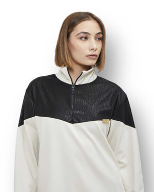 Abito in felpa con balza Nice nice