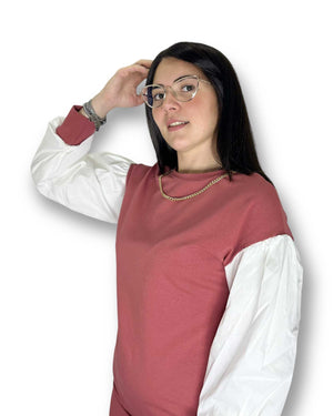 Abito in maglia con manica sbuffo Akè akè