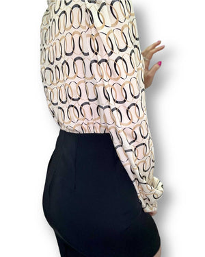 Abito stile tubino manica lunga Akè akè