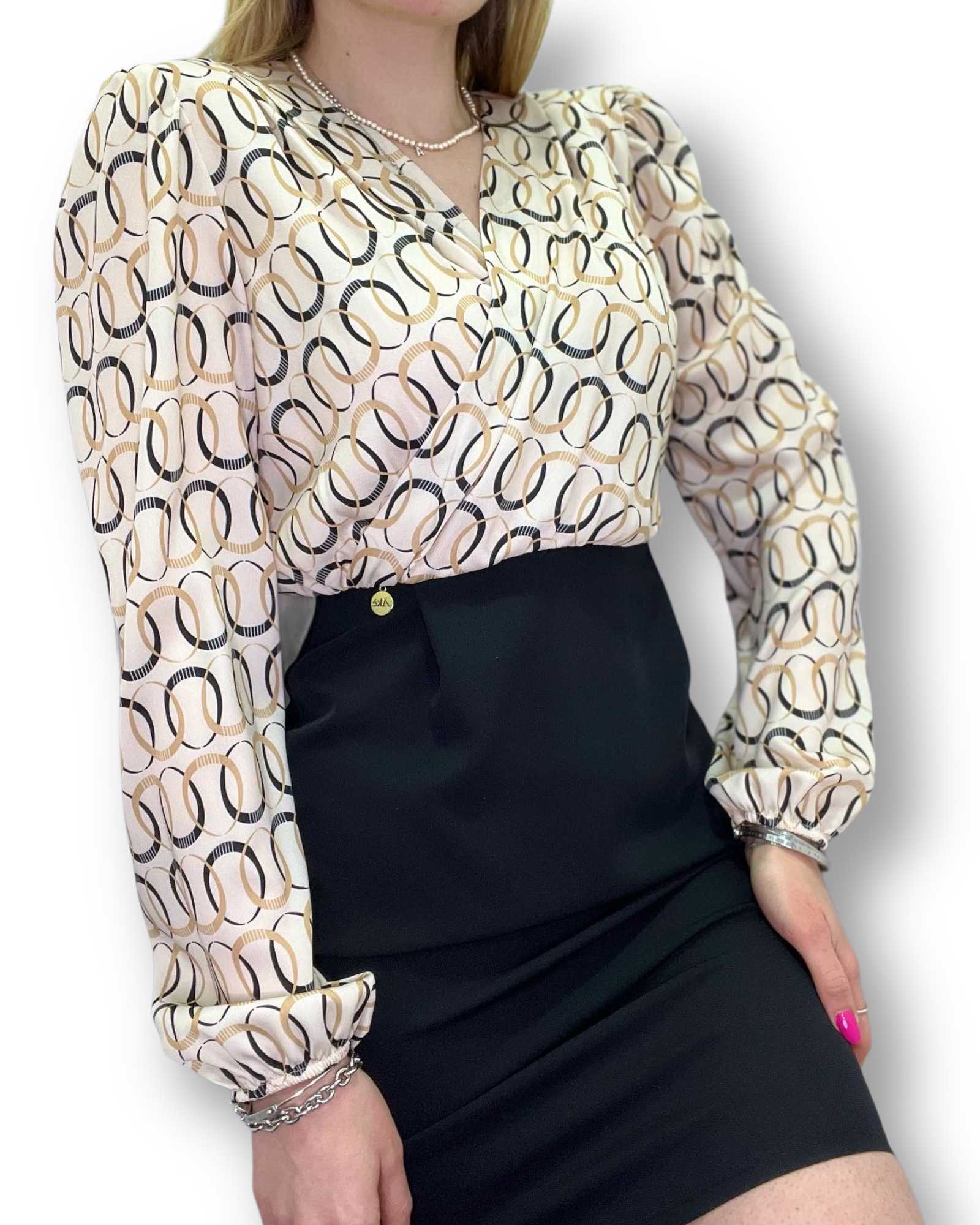 Abito stile tubino manica lunga Akè akè