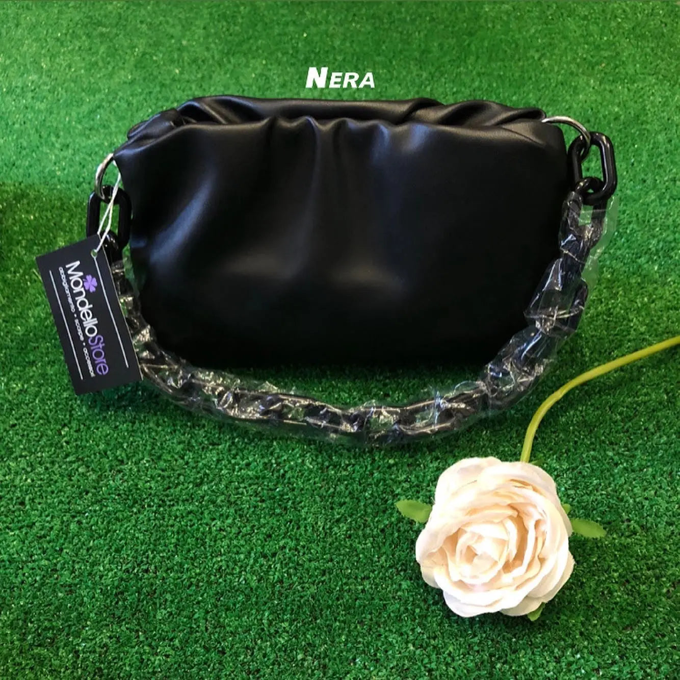 Borsetta a tracolla con manico a catena Mondello Store