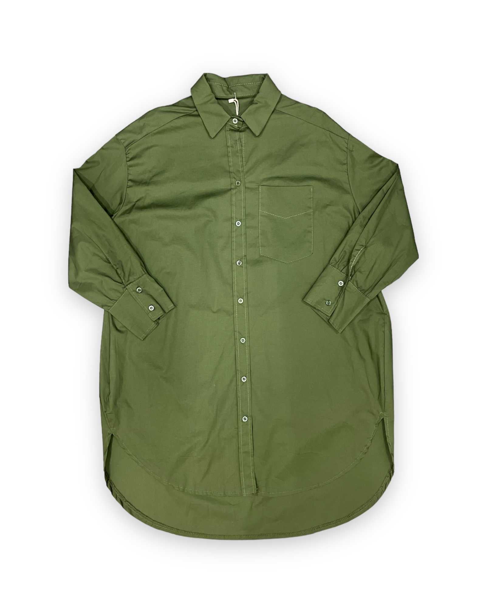 Camicia abito oversize due colori Zeta otto