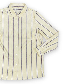Camicia donna con righe a contrasto mondello store