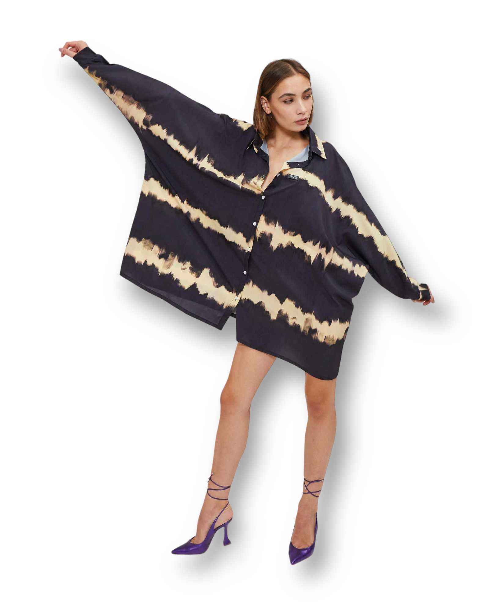 Camicia oversize fantasia nice