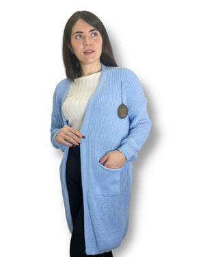 Cardigan aperto con tasche Mondello Store