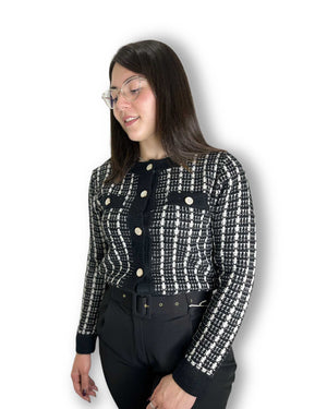 Cardigan in maglia con bottoni Mondello Store