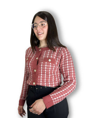 Cardigan in maglia con bottoni Mondello Store