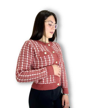 Cardigan in maglia con bottoni Mondello Store