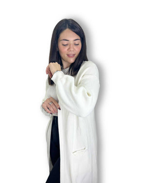 Cardigan lungo aperto Mondello Store