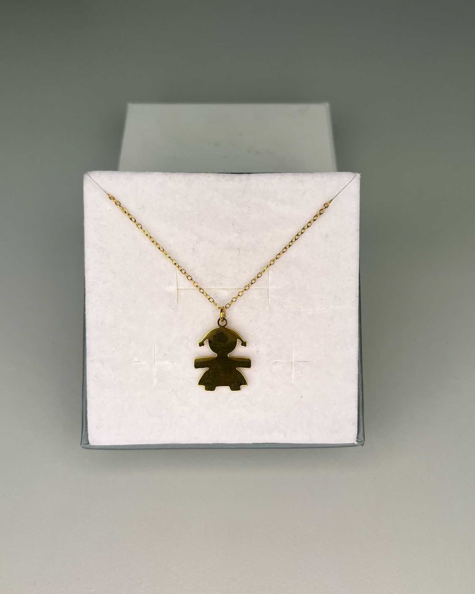 Collana bimba acciaio Mondello Store