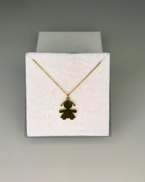 Collana bimba acciaio Mondello Store