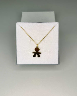 Collana bimbo acciaio mondello store