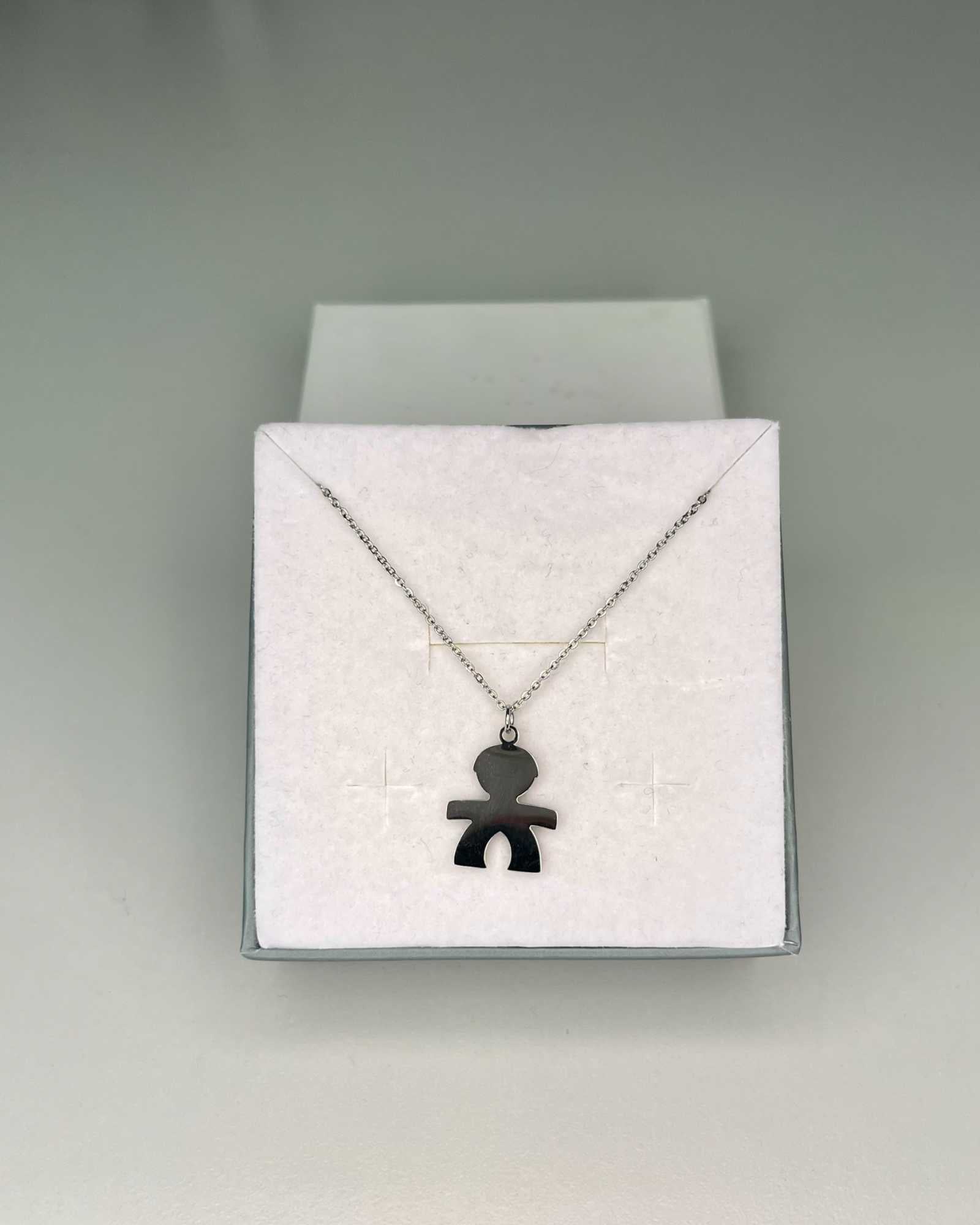 Collana bimbo acciaio mondello store