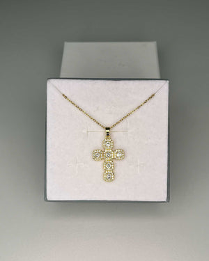 Collana con pendente croce acciaio Mondello Store