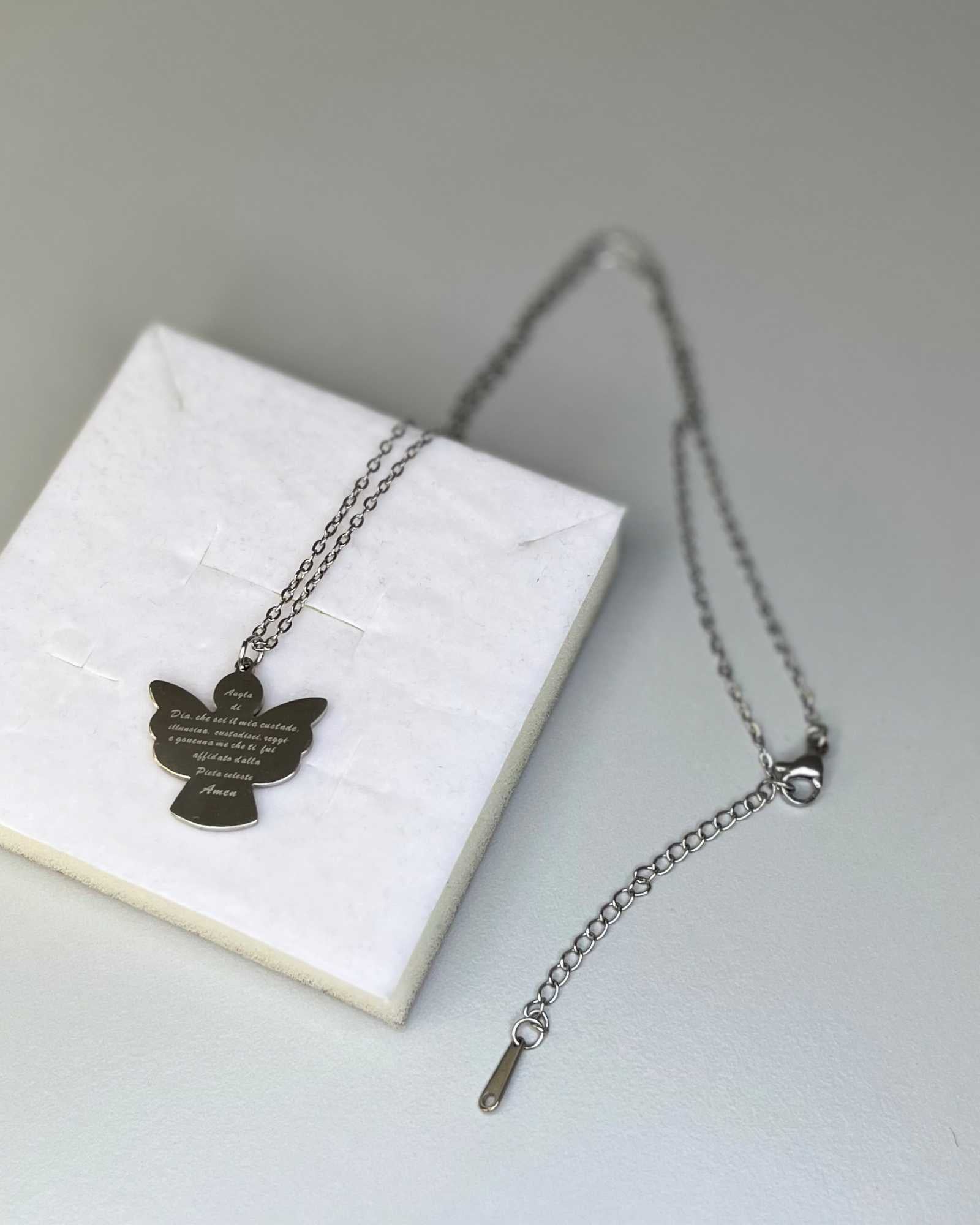 Collana donna Angelo con preghiera Mondello Store