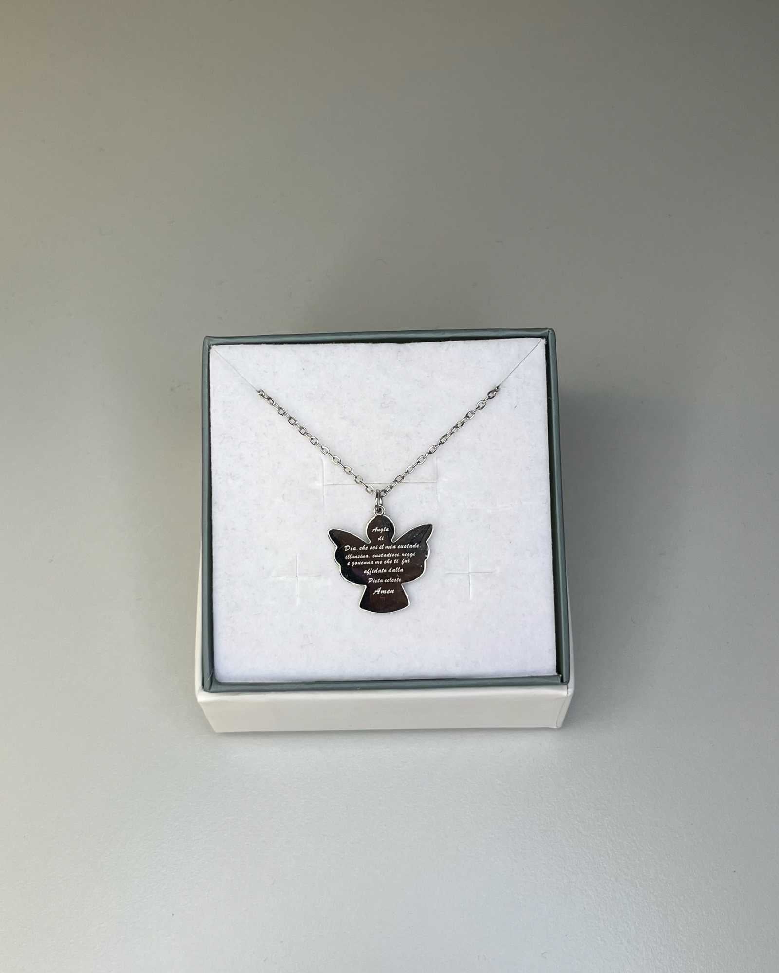 Collana donna Angelo con preghiera Mondello Store