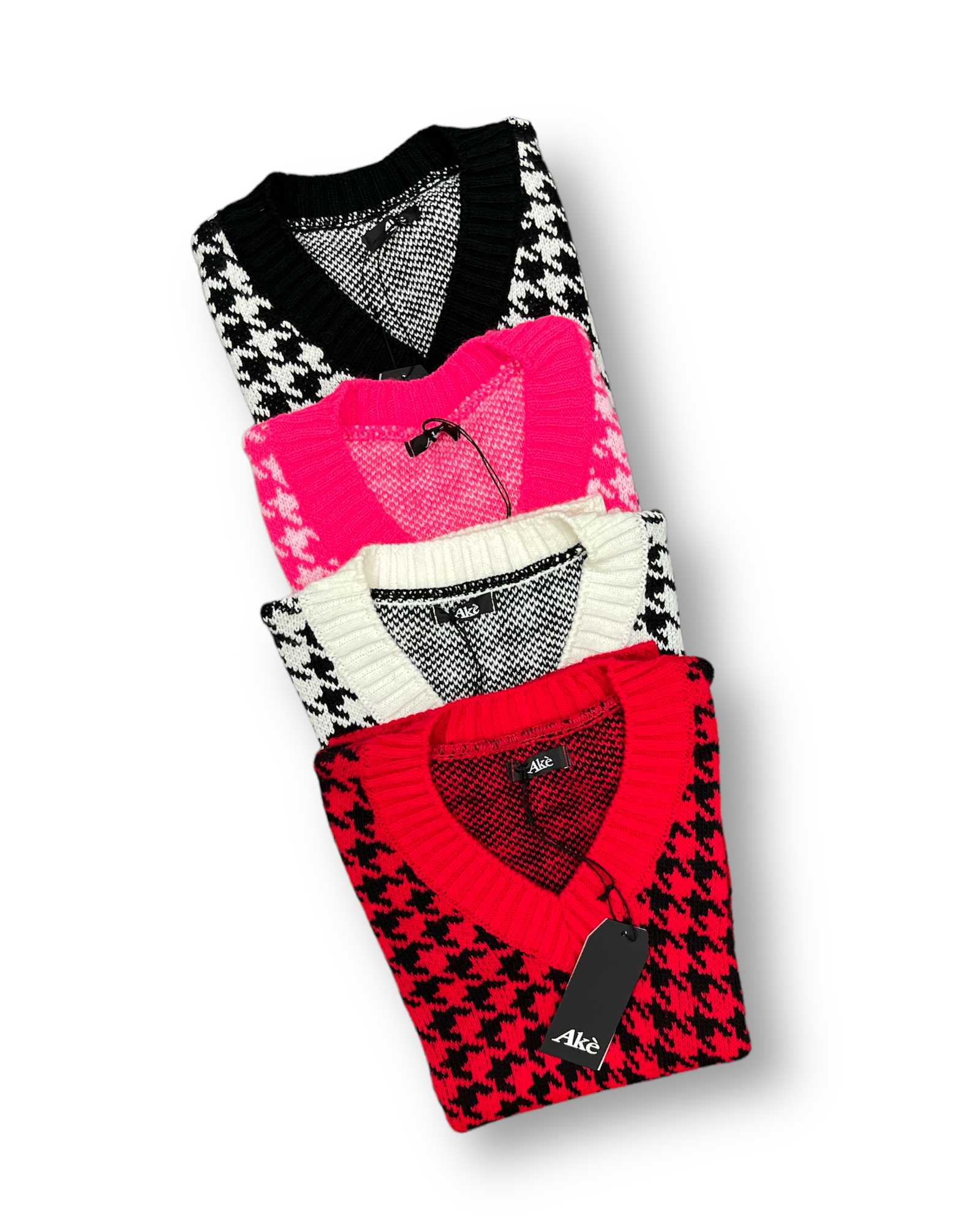 Gilet in maglia Pied de poule - Iside Store