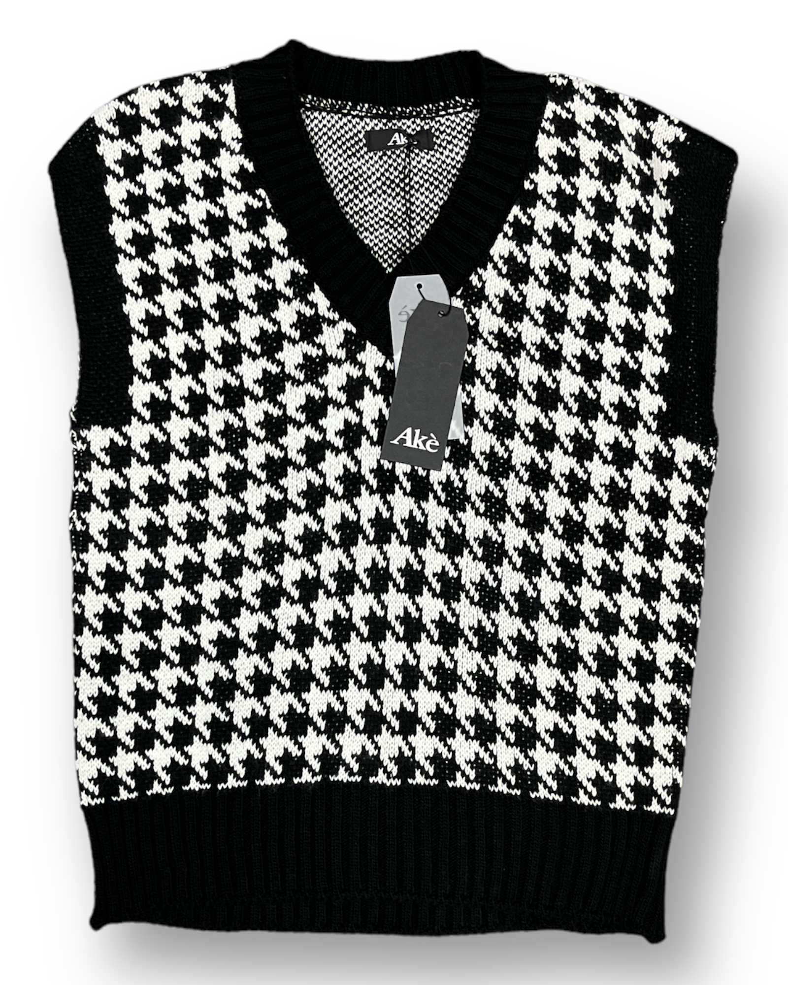 Gilet in maglia Pied de poule - Iside Store