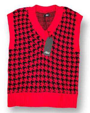 Gilet in maglia Pied de poule - Iside Store