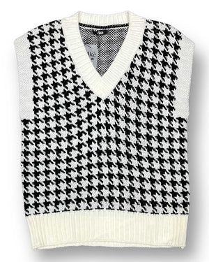 Gilet in maglia Pied de poule - Iside Store