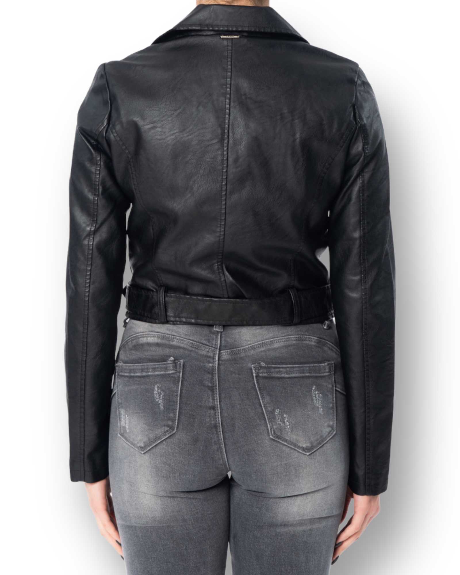 Giubbotto effetto pelle akè