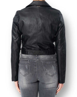 Giubbotto effetto pelle akè