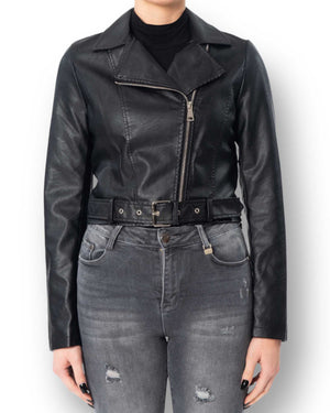 Giubbotto effetto pelle akè