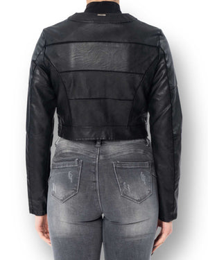 Giubbotto effetto pelle corto akè