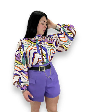 Gonna pantalone lilla Mondello Store