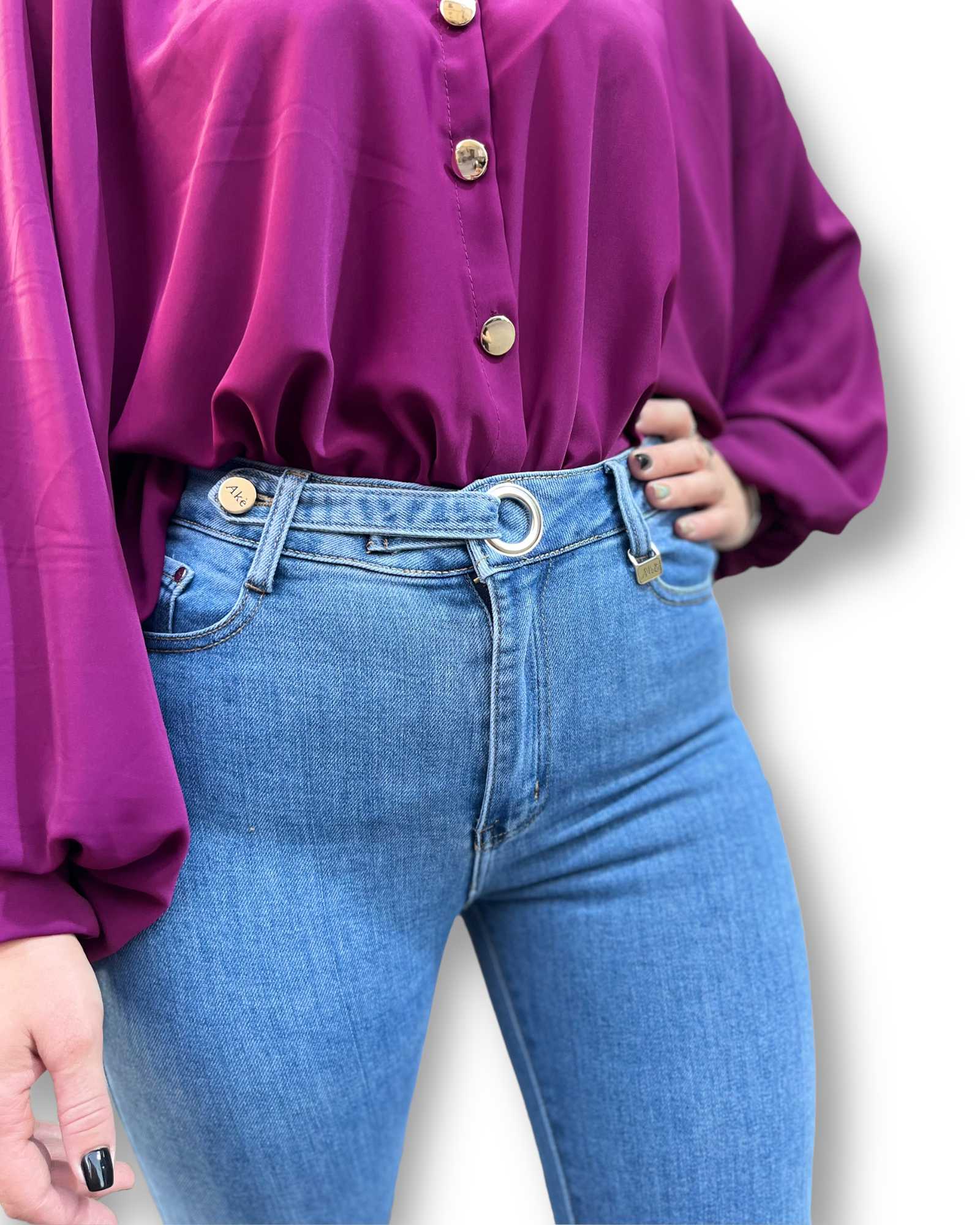 Jeans Akè mezza cintura akè