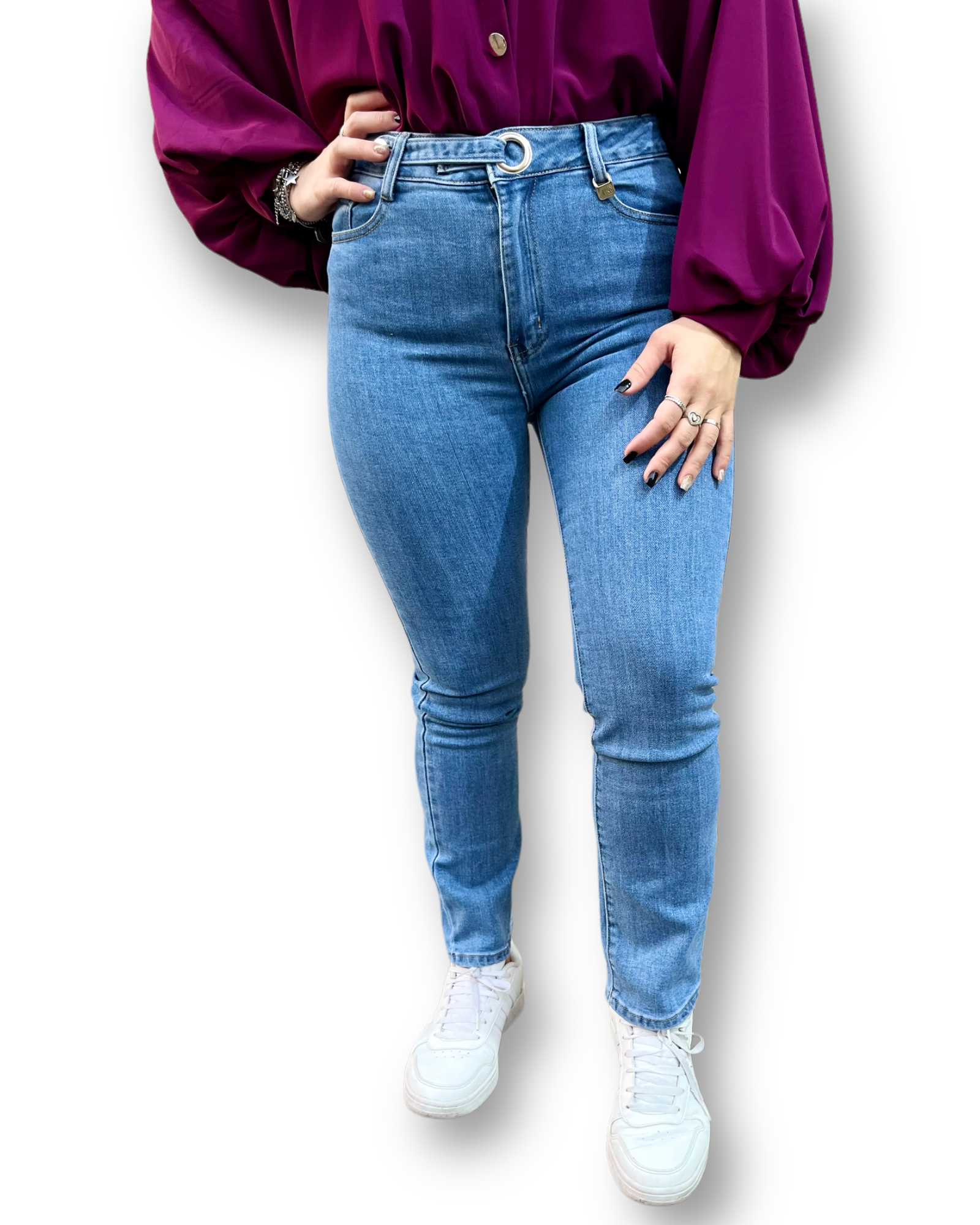 Jeans Akè mezza cintura akè