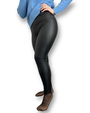 Leggings effetto pelle mondello store