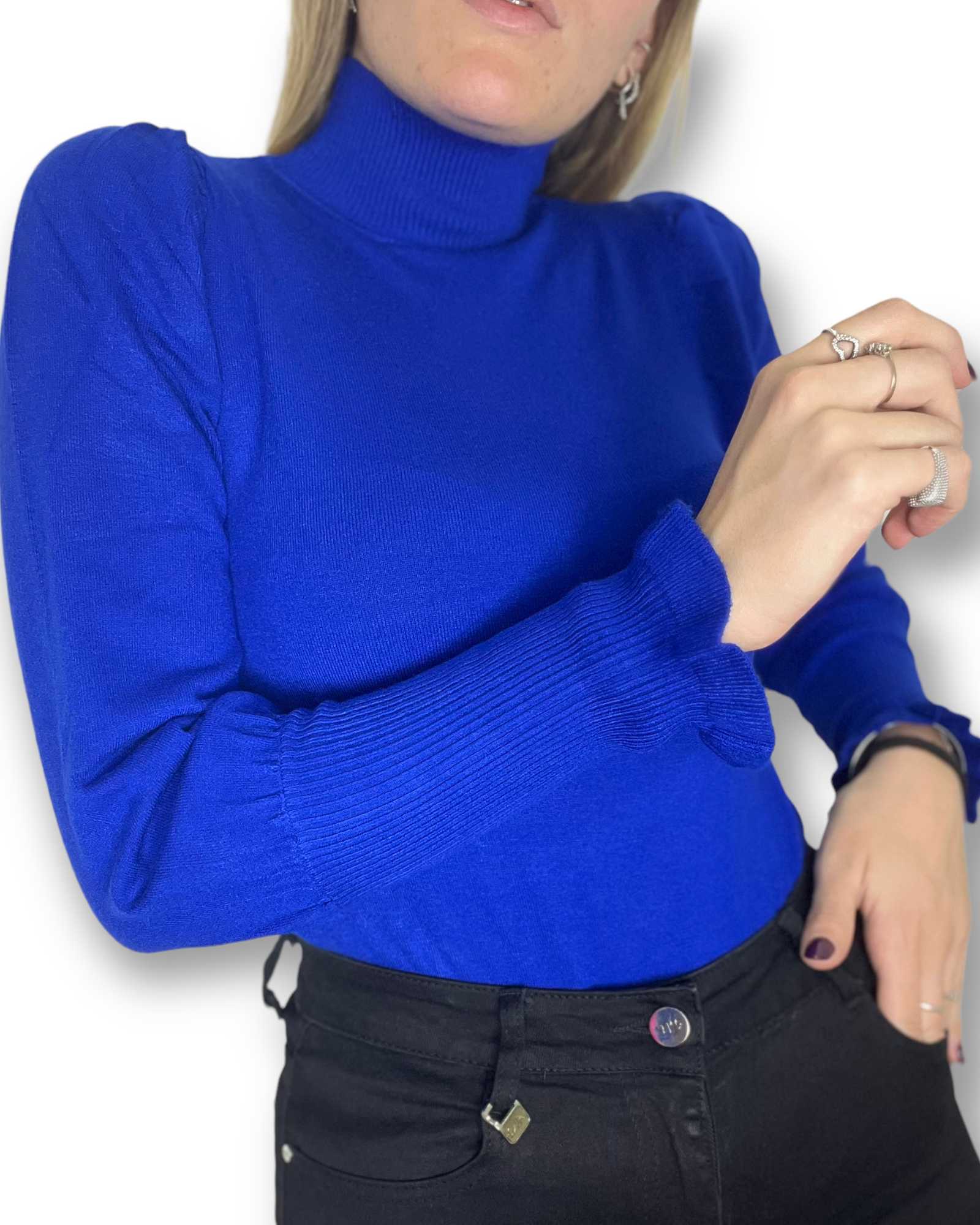 Maglia collo alto con polsino Mondello Store